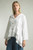 Tempo Paris White Linen Hooded Jacket