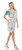 Inoah Myrtle Crinkle Burnout Dress