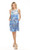 Inoah Azul Crinkle Burnout Tank Dress