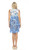 Inoah Azul Crinkle Burnout Tank Dress