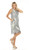 Inoah Scuttle Burnout & Mesh Dress