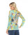 Inoah Art Collage Mesh Top