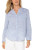 Liverpool Blue Cotton Crosshatch Shirt