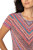 Liverpool Colorful Chevron Knit Top