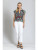 APNY Black Petal Cotton Wrap Blouse 