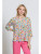 APNY Colorful Spot Silky Tie Blouse