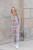 Shannon Passero Indigo Ikat Funnel Neck Sleeveless Top