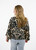 Shannon Passero Ikat Mixed Prints Denim Trim Jacket