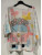 LOOWIE Pova Pink Van Printed Sweater