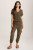 XCVI Cocoa Tencel Twill Ruched Top