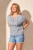 Tribal Heather Nautical Lace-Up Sweater