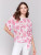 Charlie B Pink Enchantment Cotton Gauze Tie Top
