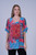 Shana Scroll Patchwork Silky Top
