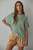 By Together Mint Cotton Ribbed Sweater