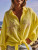 LOOWIE Palmy Yellow Palm Trees One-Size Shirt