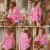 LOOWIE Pink Palm Trees One-Size Shirt
