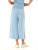 Threads 4 Thought Stretch Chambray Wide Leg Pull-On Capri