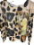 LOOWIE Leopard Floral Printed Sweater