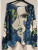 LOOWIE Blue Lady Picasso Printed Sweater