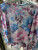 LOOWIE Pink Blue Floral Printed Sweater