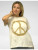 Kyla Seo Ivory Cotton Peace Embroidered Tee
