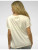 Kyla Seo Ivory Cotton Peace Embroidered Tee