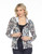 Inoah Hidden Code Burnout Hoodie Jacket