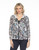 Inoah Hidden Code Burnout Hoodie Jacket