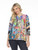 Inoah Pop Art A-Line Textured Top