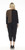 Inoah Olive & Black Textured Pocket Top