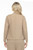 Inoah Mocha Textured Shawl Cardigan