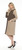 Inoah Mocha & Olive Textured Dress