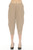 Inoah Mocha Textured Crop Taper Pant