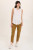 XCVI Distressed Copper Cotton Stretch Pull-On Pant
