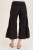 XCVI Black Linen Tiered Wide Leg Palazzo