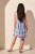 Tribal Stripe Tiered Dress