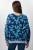 Saachi Navy Mohair Animal Print Cardigan