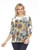Inoah Sunforest Mix Rib Knit Top