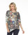 Inoah September Rib Knit Slant Hem Top
