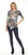 Inoah September Rib Knit Slant Hem Top