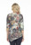 Inoah September Rib Knit Slant Hem Top