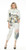 Inoah Windy Rib Knit Tulip Hem Pant