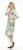 Inoah Foxy Village Rib Knit Midi Dress