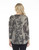Inoah Scribbles Grey Knit Top
