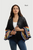 Saachi Crochet Multicolored Bell Sleeve Cardigan