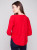 Charlie B Crimson Lace-Up Sweater