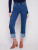 Charlie B Wide Cuff Straight Stretch Jeans