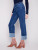 Charlie B Wide Cuff Straight Stretch Jeans
