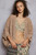 POL Latte Crochet Chenille Cardigan