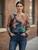 LOOWIE Peach Stars Printed Sweater